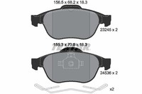1X Textar 2453601 Bremsbelagsatz Scheibenbremse FüR Renault