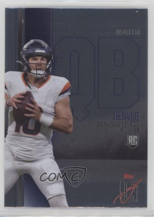 2024 Topps Signature Class Rookies Chrome Variations Bo Nix #RCV-40 RC y6t