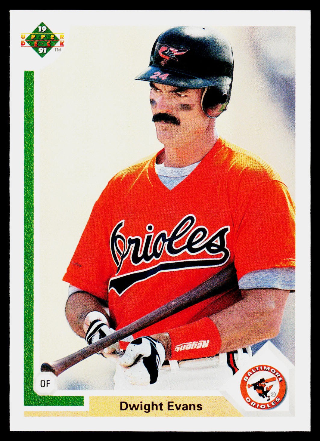 Dwight Evans, 1991 Upper Deck, #776, Baltimore Orioles,