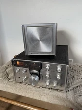 🍊Vintage 1970s Kenwood R-599 HF Ham Radio Receiver w/ S-599A Speaker POWERS ON!