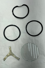 1964-1967 Gm Manifold Tach Vacuum Gauge Tachometer Glass Lens Bracket Gasket