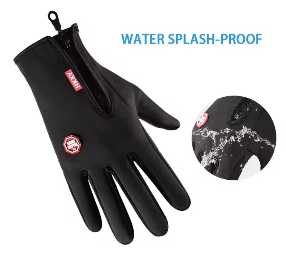 Guantes cálidos de invierno XLARGE para hombre y mujer, impermeables y aptos para la piel Foto 4 de 4