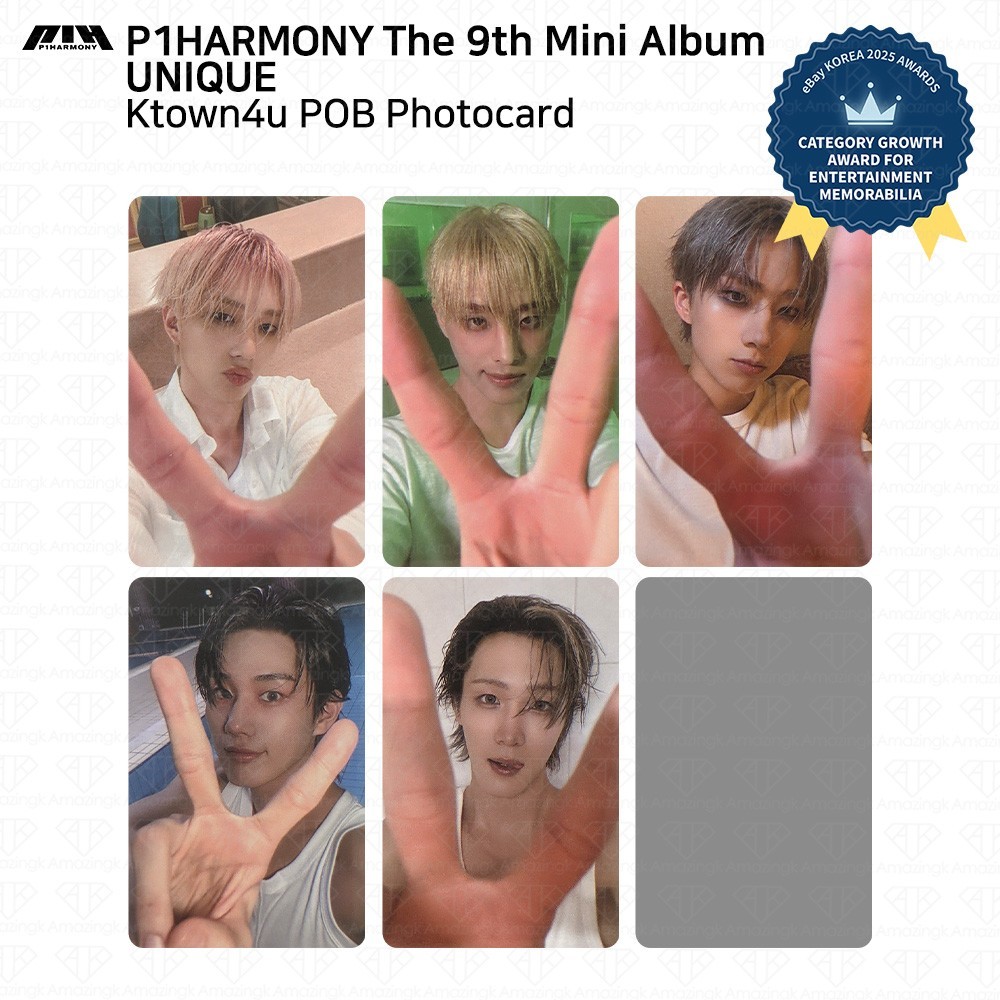P1Harmony 9th Mini Album UNIQUE Ktown4U POB Photocard | eBay