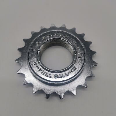 Avon Zahnkranz Singlespeed Ritzel 20 Zähne BMX Freilauf BSA 1/2 x 1/8 Silber