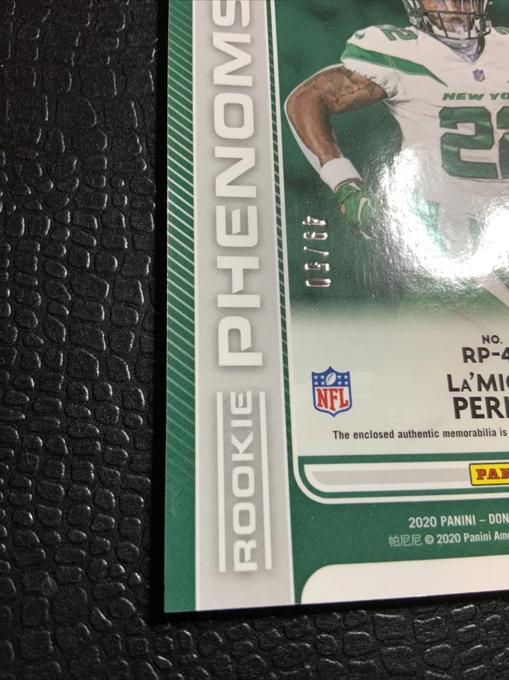 2020 Panini Optic La’mical Perine Rookie Phenoms 49/50 Chiefs SP RC - Image 3 of 3