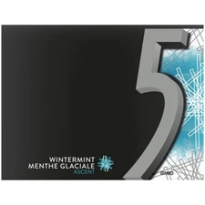 WRIGLEY'S 5 Gum Wintermint Ascent Sugarfree Gum, 15 Piece Pack