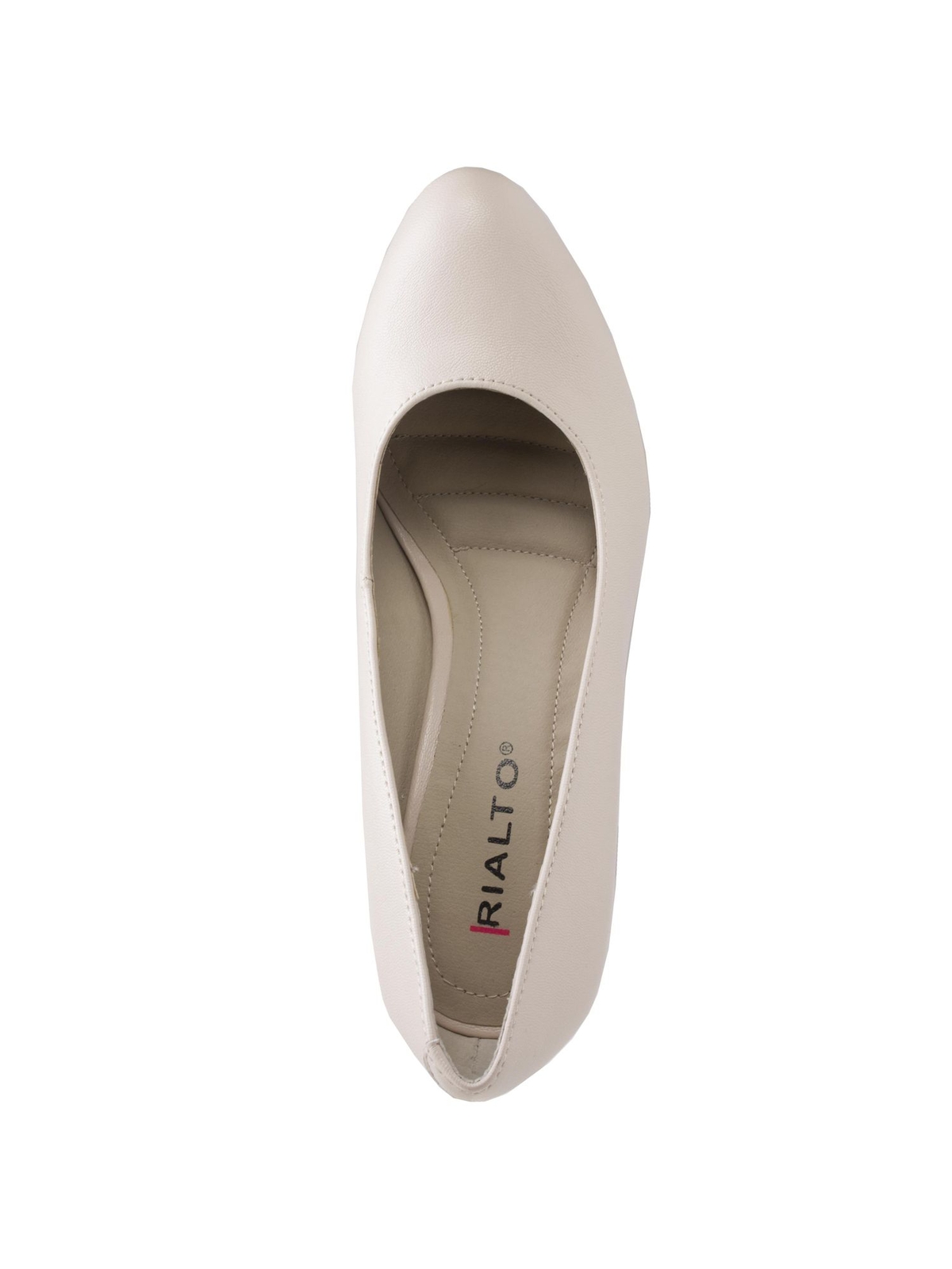 Женские туфли-лодочки RIALTO Bone/Smoot бежевого цвета Coline с круглым носком, на шпильке, без застежки, 6 М