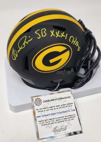Andre Rison Green Bay Packers Eclipse Signed Autographed Mini Helmet XXXI Champs - Picture 2 of 3