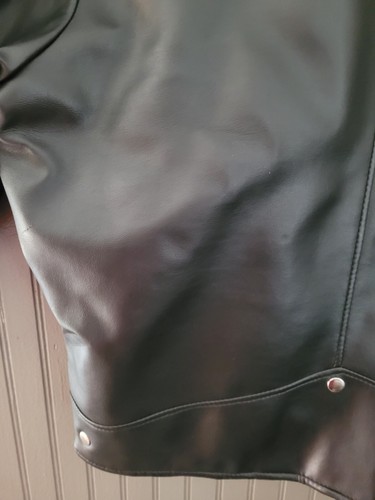 Zayre Menshop Giacca Vintage Uomo Nero Finta Pelle - Foto 19 di 24