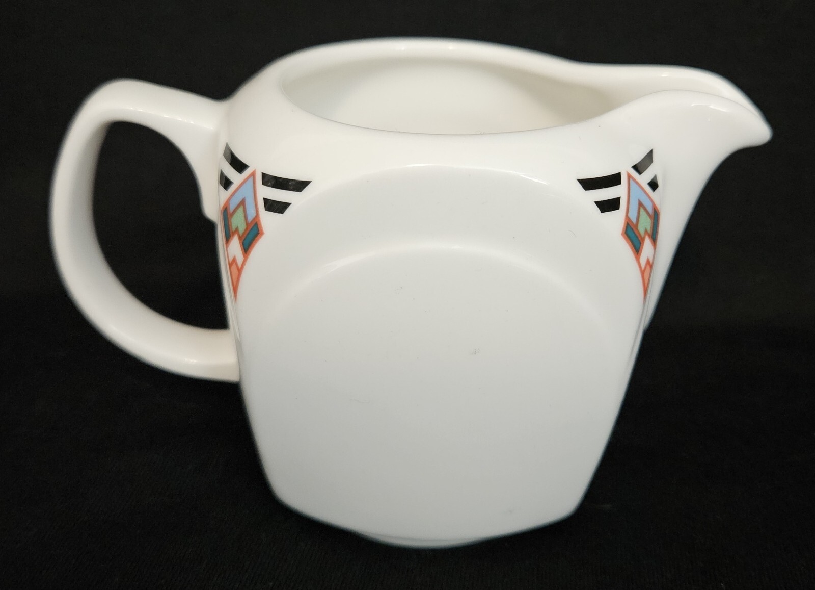 Art Deco Creamer Set of 2 Albalite Steelite International Made in England