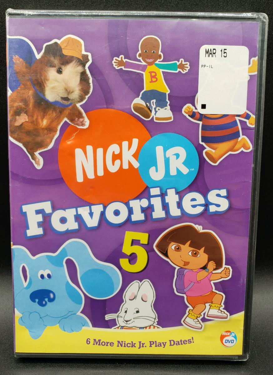 Nick Jr Favorites Vol 2007 DVD Sealed Dora Little Bill Blues Clues Ruby