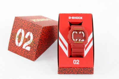 G-SHOCK DW-5600 EVA-02 THE BEAST MODEL feat.RADIO EVA ASUKA Unit 2