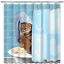 thumbnail 31  - Fabric Shower Curtain Set Stylish Printed Waterproof Bathroom Decor with 12 Hook