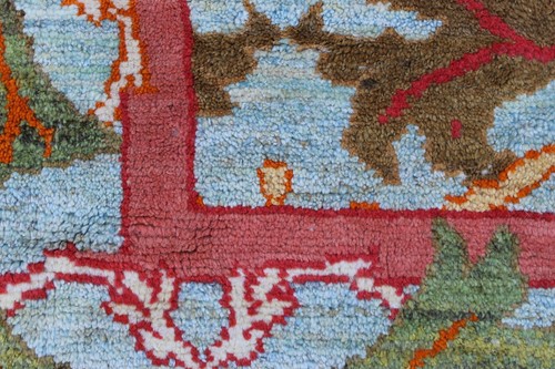 Vintage Traditional Hand Made Turkish Oushak Oriental Wool Blue Carpet 465x340cm - Picture 16 of 22