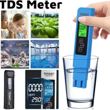 4IN1 TDS Meter Digital Tester Water Quality Testing Kit Drinking Water 0-9990ppm