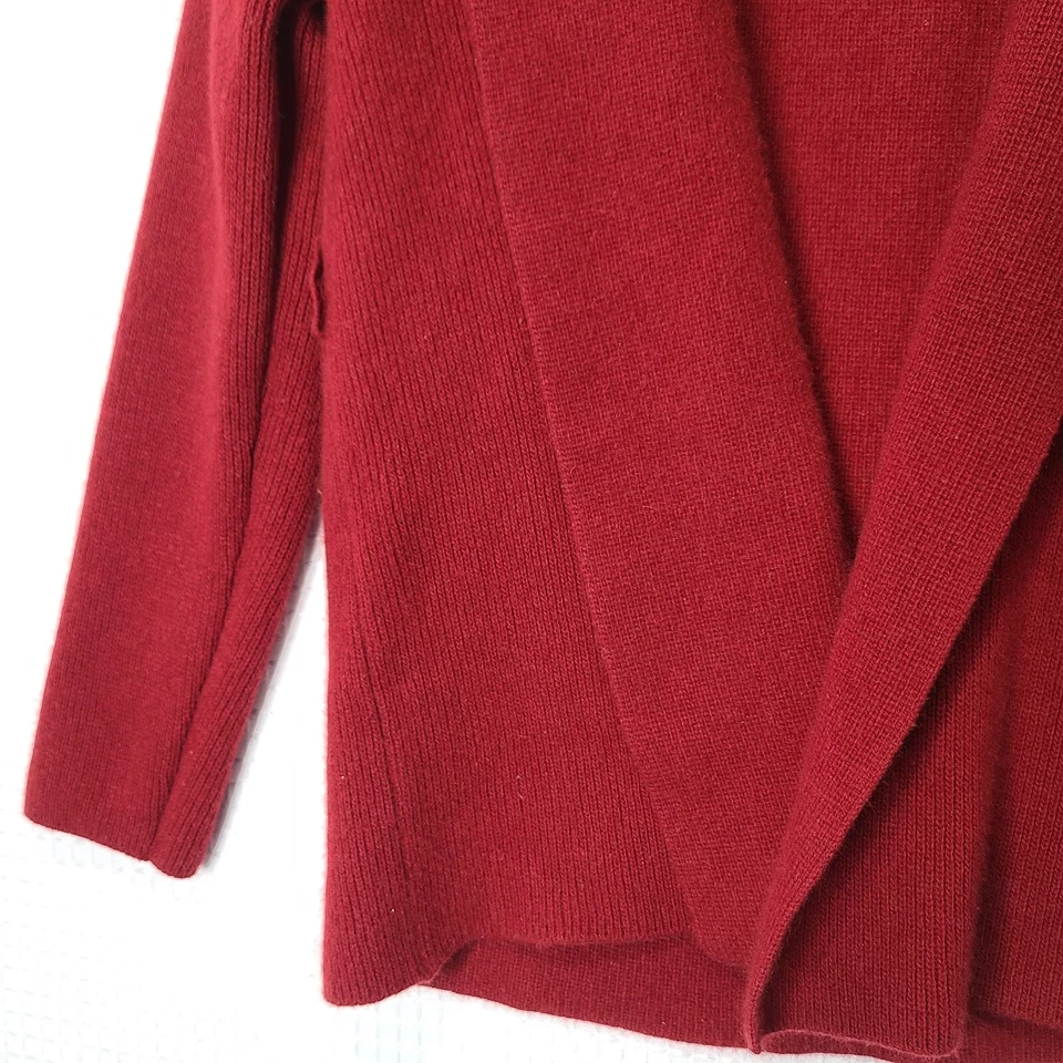 Vtg LRL Ralph Lauren Womens P/P Petite Red Open Cardigan Wool/Angora/Cashmere - Image 4 of 4
