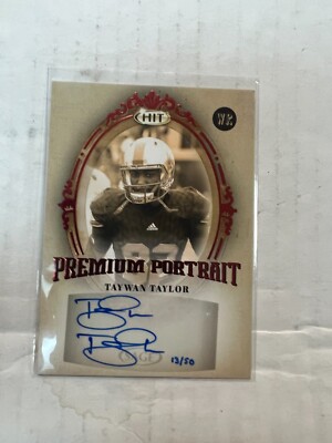 Taywan Taylor 2017 SAGE Hit Rookie Auto Premium Portrait #PPA-TaT #13/50