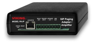 Viking Electronics SIP Multicast Paging Adapter Amplifier PA-IP UPC 615687227...