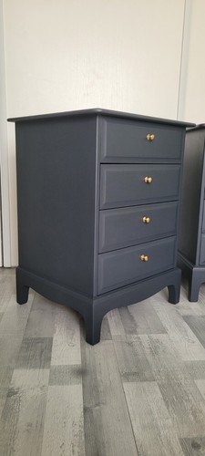 Stag Minstrel Bedside Tables PAINTED TO ORDER - Picture 11 of 11