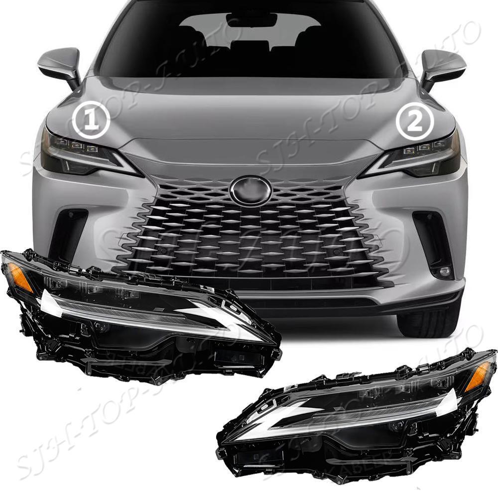 #2024 LEXUS RX450h ヘッドライト Fits 2023-2025 Lexus RX Series LED Three matrix style Headlamp