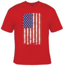 American Flag Distressed Patriotic Graphic T-shirt