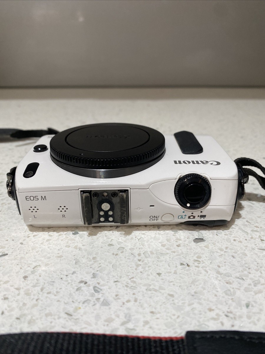 Canon EOS M 18.0MP Mirrorless Digital Camera - White - Made In