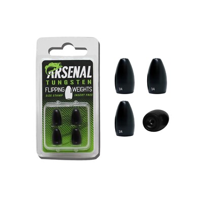 Arsenal Quick ID Flipping Weights - Non-Chip Matte Black - 3/4oz 2pk