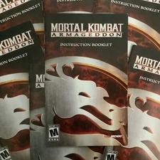 Mortal Kombat Armageddon PS2 PlayStation 2 Instruction Manual Only