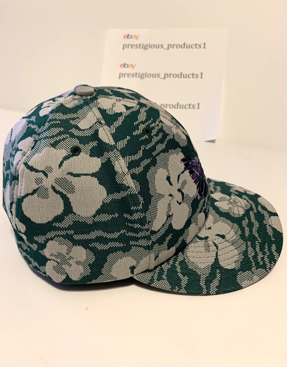 Needles Japan Floral Jacquard Logo Baseball Cap Hat