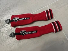 SET OF 2 CALLAWAY RAZR X HL HYBRID HEADCOVER HEAD COVER w/#disc 3 4 5 7 9 - NEW
