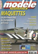 MODELE MAG N°625 PLAN : MACHAON 480 / RED STAR / RAPTOR 50 V2 / TOM 280 / PIPER
