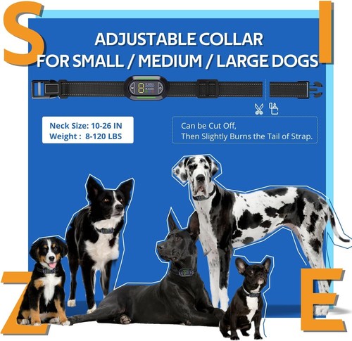 Collar para ladridos de perro, collar para ladridos grandes y medianos pequeños - IP67 impermeable y R - Imagen 7 de 7