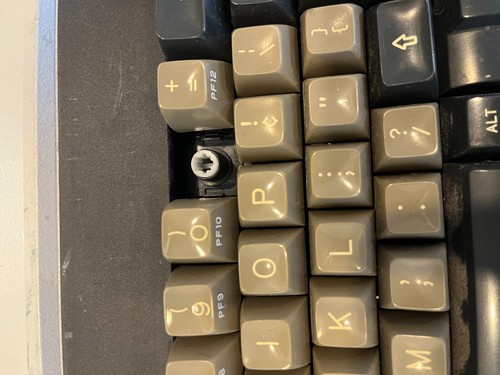 Vintage Clicky Memorex Terminal Keyboard UNTESTED missing one key - Picture 6 of 6