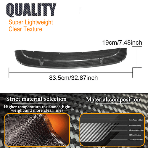 Carbon Frontlippe Spoilerlippe Frontspoiler Passt für BMW 2er M2 F87 Coupe 15-18 - Bild 7 von 11