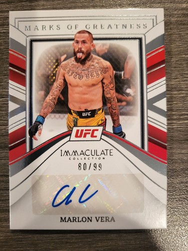 2023 Unbefleckte UFC Marlon Vera Zeichen der Größe Auto/99