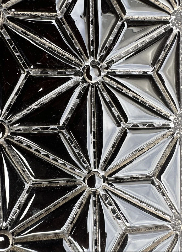 Black Ceramic Triangle Geometric Mosaic - Image 3 of 4