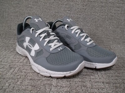 Mens Under Armour Micro G Engage BL H2 Gray 1285110-035 Size 8.5