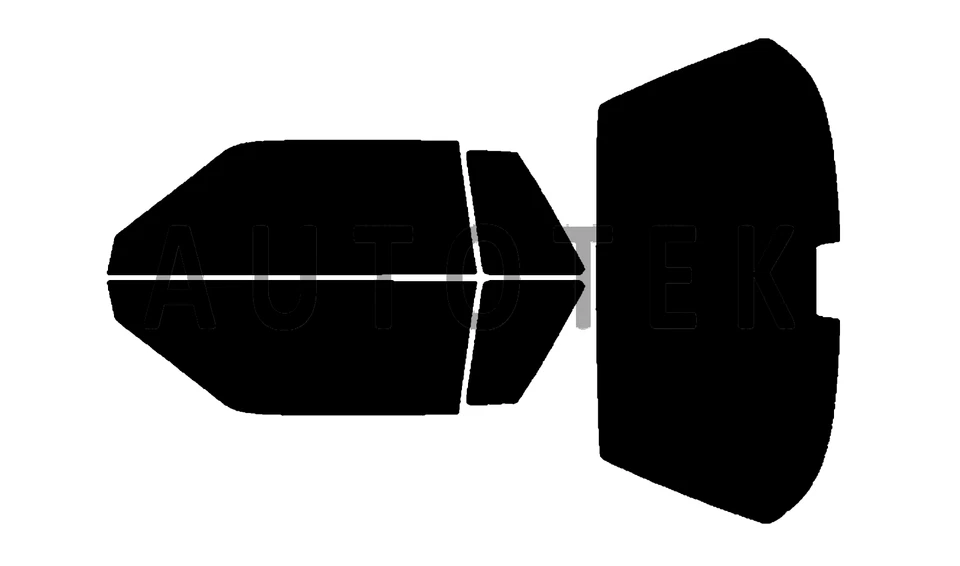 Película de ventana precortada en todos los lados cualquier tono % para Ford Mustang cupé 1980-1993 Foto 2 de 4