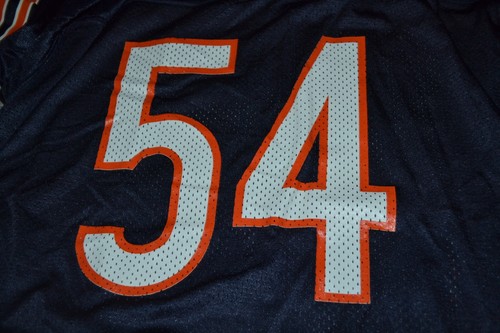 VTG Brian Urlacher #54 Chicago Bears ADIDAS Navy Graphic Jersey Size L - Picture 6 of 12