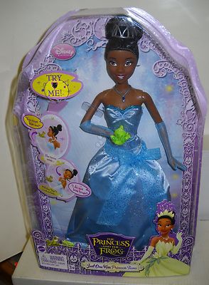 5921 NRFB Mattel Disney Princess & the Frog Just One Kiss Princess