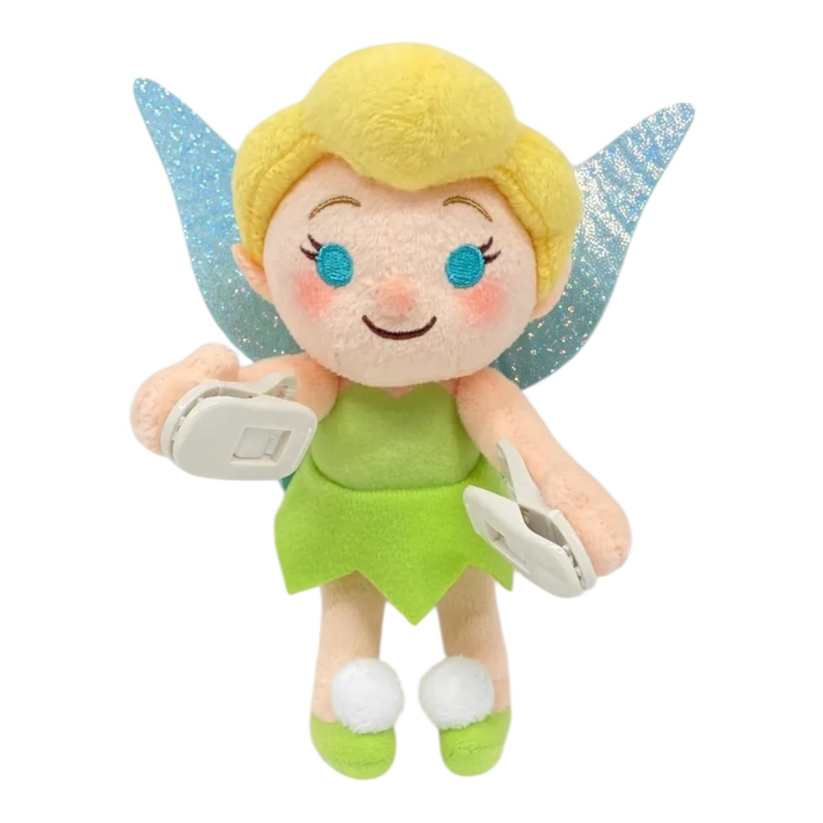 New Japan Tokyo Disney Plush Shoulder Badge Keychain Peter Pan Tinker Bell