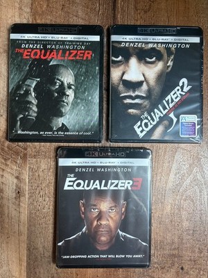 The Equalizer 1, 2 & 3 Trilogy Collection (4K UHD + Blu-ray + Digital) *NEW*