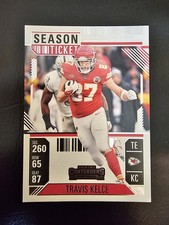 Travis Kelce 2024 Panini Contenders Season Ticket #48 Kansas City Chiefs