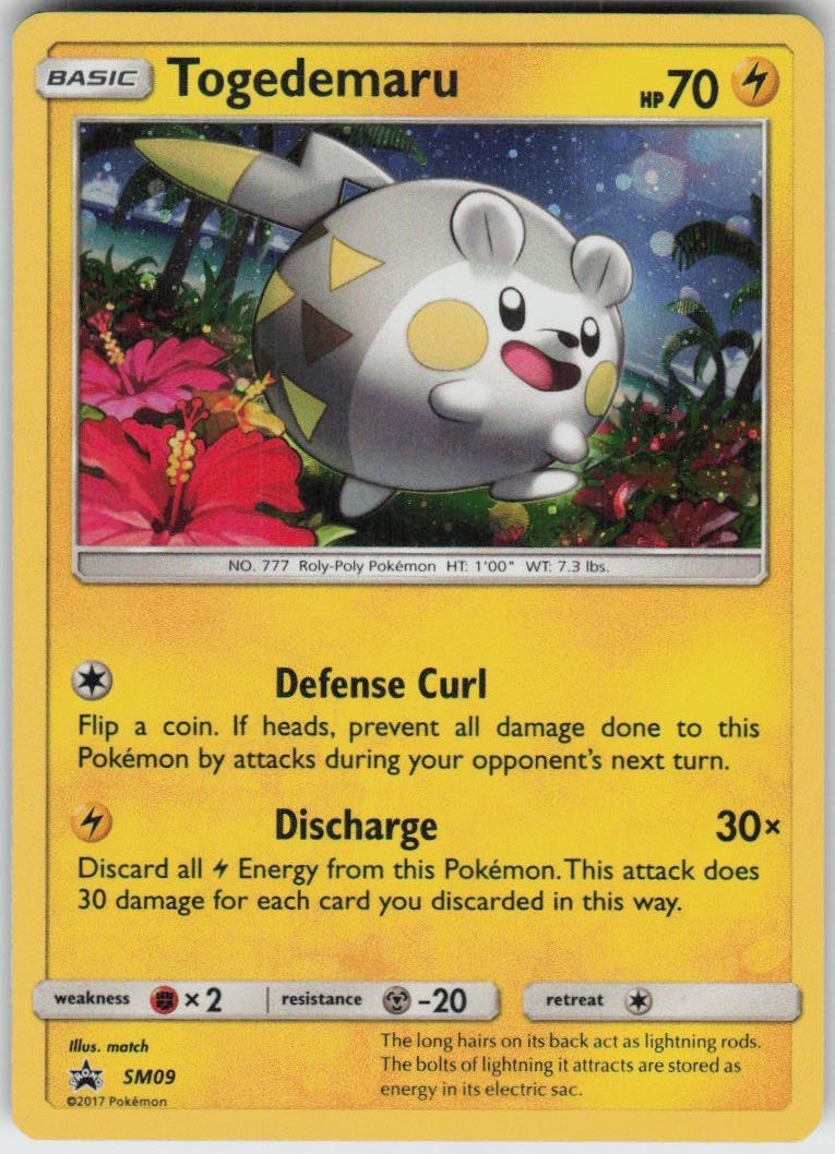 Holo Togedemaru - SM09 Promo Sun & Moon Promo Near Mint