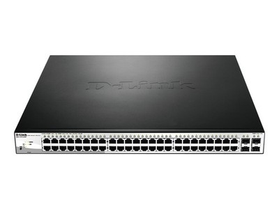 .D-Link DGS-1210-52MP/E Rackmount Gigabit Smart+ Switch (48x RJ-45/4x SFP/PoE+)