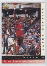 1992-93 Upper Deck Jerry West Selects Danny Manning #JW17 0p35
