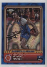 2024 Chrome McDonald's All American Blue Lava Refractor 35/75 Bryson Tucker 5b1