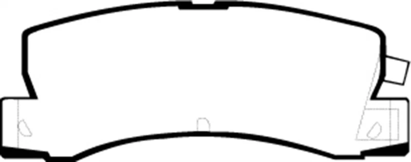 EBC Yellowstuff Rear Brake Pads for 90-91 Lexus ES250 2.5 Foto 2 de 4