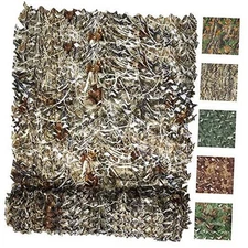  Military Camo Netting, Camouflage Tarp Mesh Net, 6.5ftx5ft Dry Grass