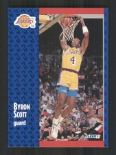 1991-92 Fleer #102 Byron Scott Los Angeles Lakers 43697